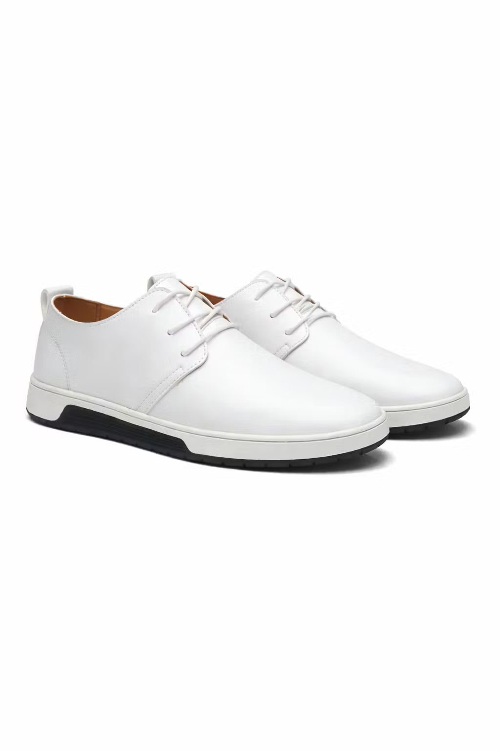 Lace-Up Oxford Casual Shoe for Men - Wit