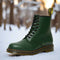 Lace-Up Platform Boots for Men - Groen