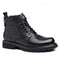 Lace-Up Platform Boots for Men 