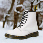 Lace-Up Platform Boots for Men - Wit