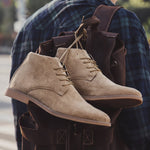 Lace-Up Pointed Toe Chukka Boots for Men - View 4