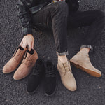 Lace-Up Pointed Toe Chukka Boots for Men - View 6