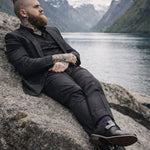 Lace-Up Pointed Toe Derby Shoes for Men - View 4