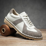 Lace-Up Suede Contrast Trainers for Men