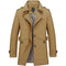 Lapel Collar Trench Coat for Men - Khaki