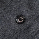 Long Wool Coat with Detachable Knit Collar for Men - View 11