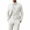 Three-Piece Linen Waistcoat Set for Men