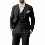 Three-Piece Linen Waistcoat Set for Men