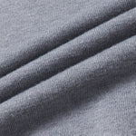 Mock-Neck Ribbed Knit Jumper for Men - Flecking Gray