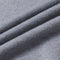 Mock-Neck Ribbed Knit Jumper for Men - Flecking Gray