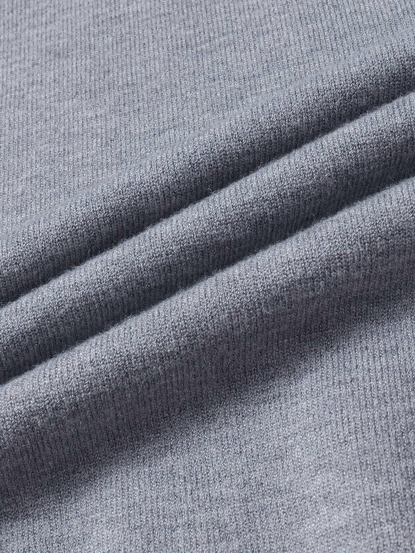 Mock-Neck Ribbed Knit Jumper for Men - View 4