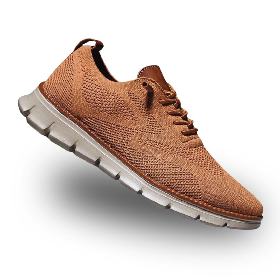 Lace-Up Knit Trainers for Men