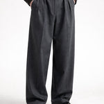 Pleated Wide Leg Trousers for Men