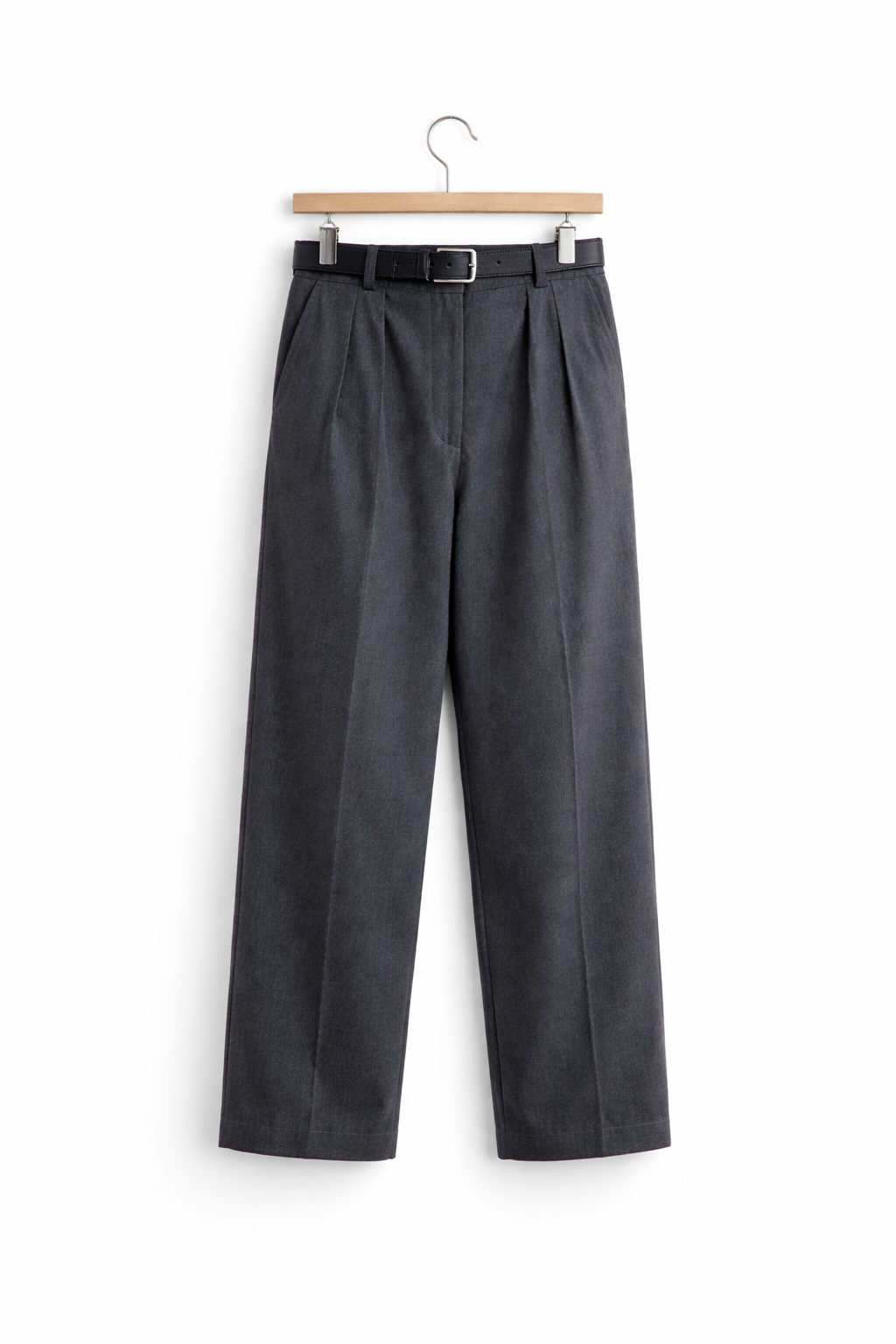 Pleated Wide Leg Trousers for Men - View 2