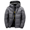 Puffer Jacket with Hood for Men - Dark Grey