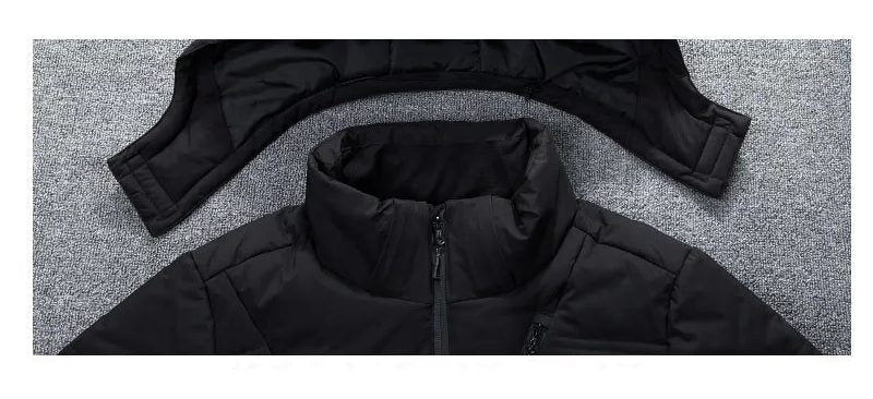 Puffer Jacket with Hood for Men - View 9