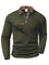 Quilted Grid Polo Shirt for Men