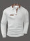 Quilted Grid Polo Shirt for Men - White