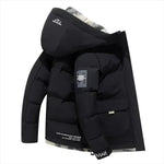 Quilted Hooded Puffer Jacket for Men