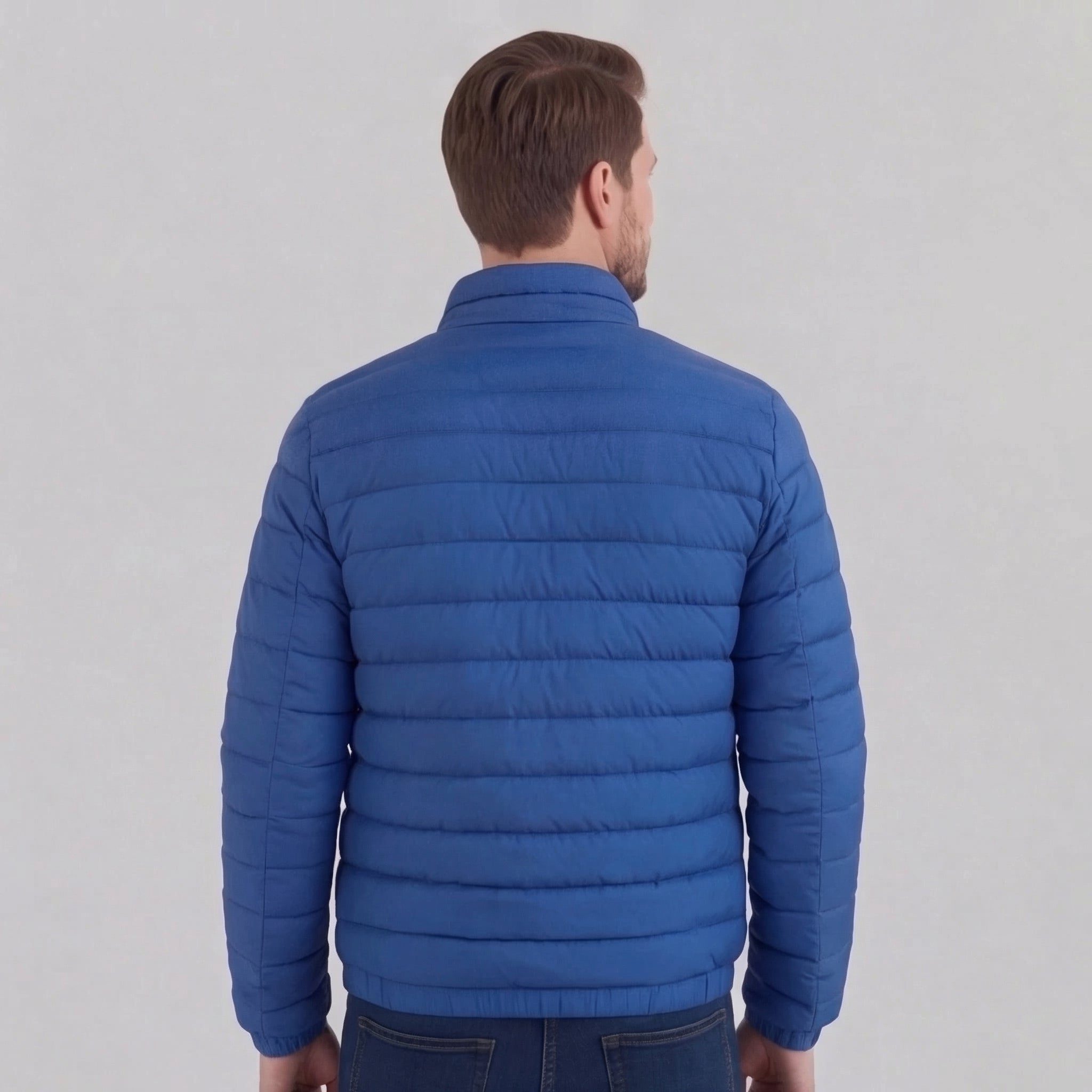 Quilted Puffer Jacket for Men - View 14