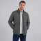 Quilted Puffer Jacket for Men - Grey