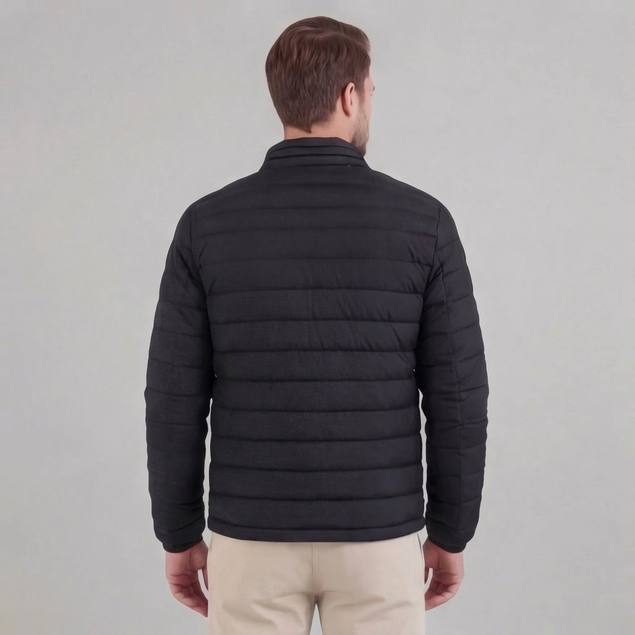 Quilted Puffer Jacket for Men - View 4