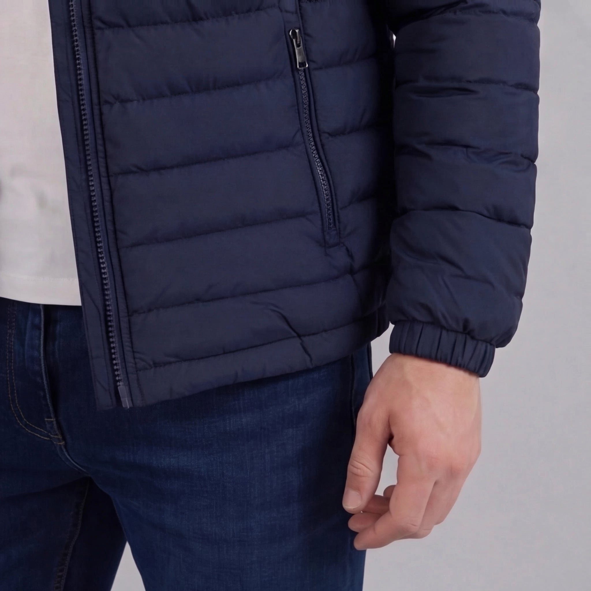 Quilted Puffer Jacket for Men - View 8
