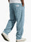 Relaxed Fit Corduroy Trousers for Men - Light Blue