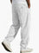 Relaxed Fit Corduroy Trousers for Men - White
