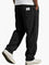Relaxed Fit Corduroy Trousers for Men - Black