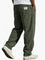 Relaxed Fit Corduroy Trousers for Men - Green