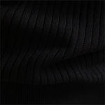 Ribbed Knit Round Neck Jumper with Button Closure for Men - View 4