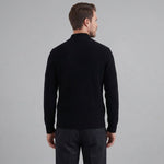 Ribbed Knit Zip-Up Cardigan for Men - View 8