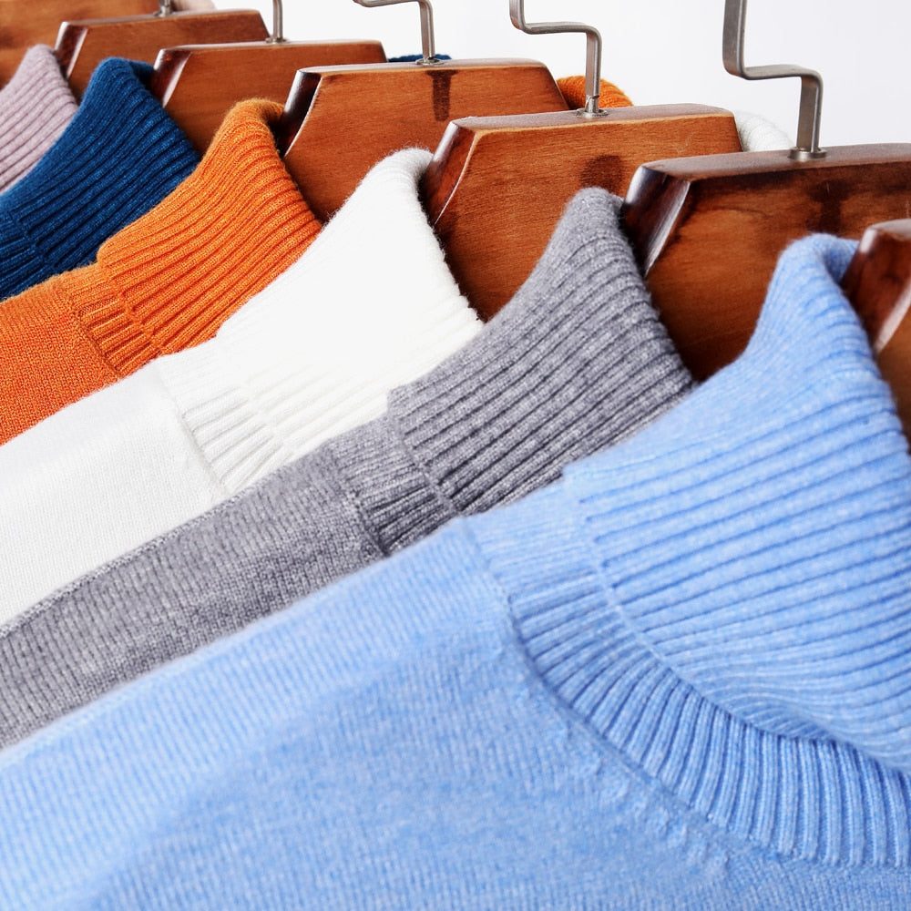 Roll Neck Knit Jumper for Men - View 4