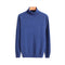 Roll Neck Knit Jumper for Men - Blue