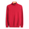 Roll Neck Knit Jumper for Men - Red