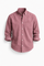 Denim Button-Down Shirt with Chest Pocket for Men