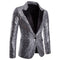 Sequin Blazer for Men - Silver