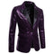 Sequin Blazer for Men - Purple