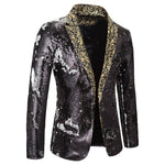 Sequin Lapel Blazer for Men - View 5