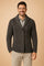 Shawl Collar Knit Cardigan for Men - Dark Gray