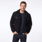 Sherpa-Lined Corduroy Jacket for Men - Black
