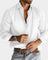 Slim Fit Button-Down Long Sleeve Shirt for Men - Wit