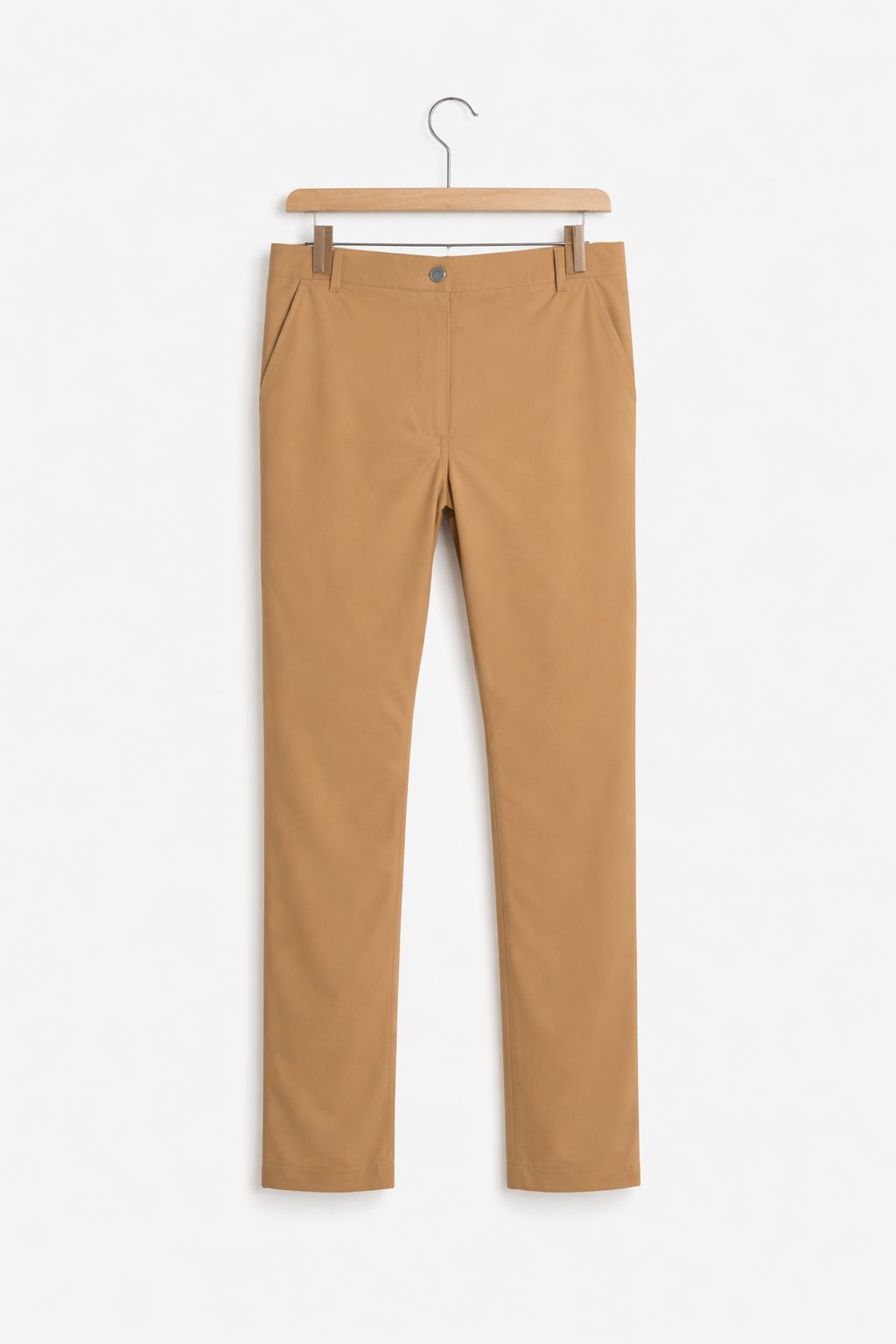 Slim Fit Chino Trousers for Men - Caqui
