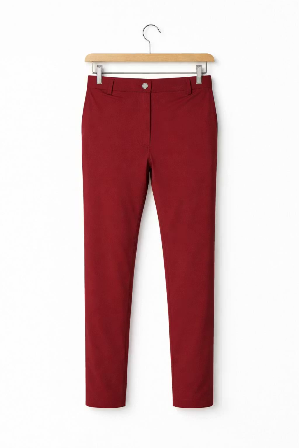 Slim Fit Chino Trousers for Men - Rood