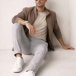 Slim Fit Chino Trousers for Men - View 5
