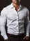 Slim Fit Long Sleeve Shirt with Micro Texture for Men