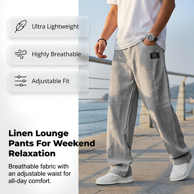 Straight Leg Trousers for Men