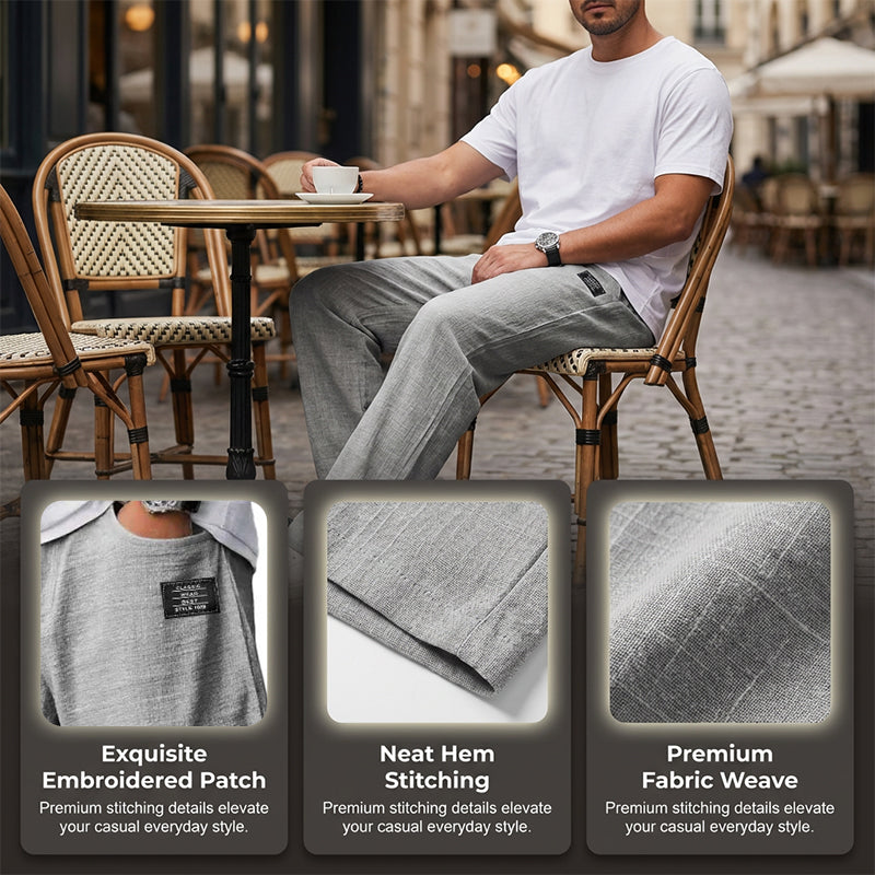 Straight Leg Trousers for Men