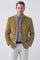 Stand Collar Suede Look Jacket for Men